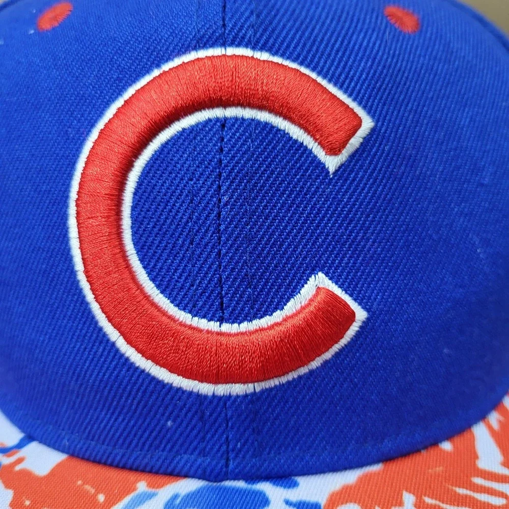 New Era Chicago Cubs 9Fifty Snapbkack Hat Hawaiian Floral Red Blue Original Fit